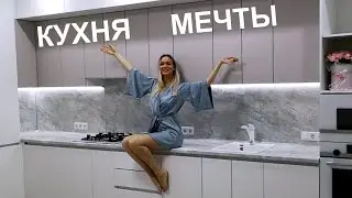 Кухня МЕЧТЫ в белых тонах на заказ 