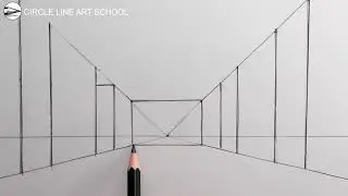 How to Draw a City using One-Point Perspective for Beginners