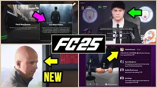 EA FC 25 CAREER MODE - OFFICIAL GAMEPLAY & NEW FEATURES ✅
