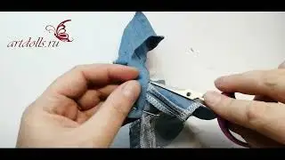 мастер класс джинсовка для куклы