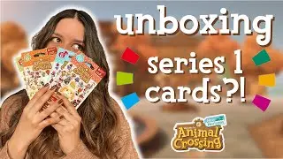 unboxing SERIES 1 amiibo cards!! // animal crossing new horizons
