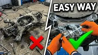 Replacing rear subframe bushings (Gumilagers) on BMW E39, E38, E53, etc. What you need and how I ...