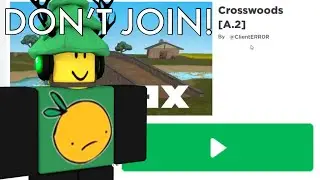 This Roblox Game DELETES Your Account! (Crosswoods)
