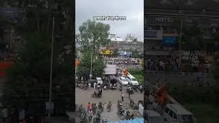 मराठा आरक्षण जरांगे पाटील यांच्या आगमनासाठी झालेली गर्दी छत्रपती संभाजी नगर येथे