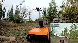 Remote-controlled ground platforms for robots detection of explosive objects