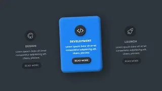 create service section with html & CSS