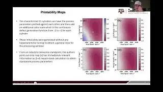 Eli Norris - Simple method to construct process maps for additive manufacturing using a SVM