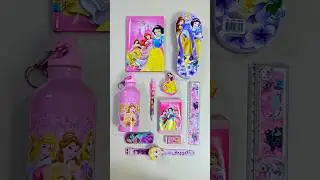 satisfying princess stationery items- pencil sharpener, pencil box, notebook, #stationery #craft