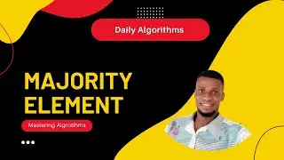 Majority Element- Daily Algorithms (Day 8) -  O(N)Time , O(N) Space (frequency counter) approach.