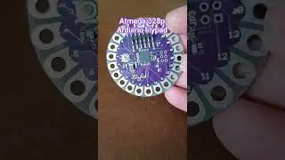 Arduino lilypad #atmega328p #arduino #project #electronicscreators #pcb