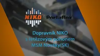 Řetězový dopravník - Řetězově poháněný dopravní k podvěsné dráze NIKO.