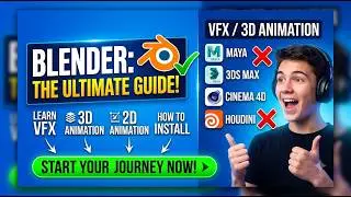 Blender Tutorial for Beginners | Download, Install & Start Learning 3D Animation, VFX and Modeling