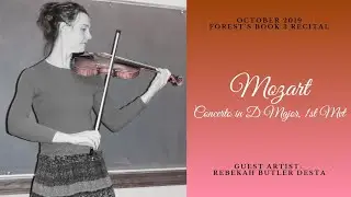Mozart Violin Concerto No. 4 in D Major, 1st Movement