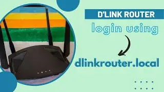 D'link Router Login using dlinkrouter.local Web Address