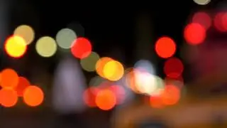 Blurry City Lights Loop | Free Stock Video | Full HD