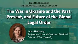 2024 Mark Zacher Distinguished Speaker Lecture