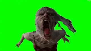 Zombie green screen video,Ghost Green screen video,