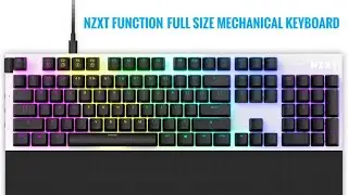 NZXT Function - Full Size Mechanical Keyboard - White განყუთვა🥰