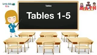 Tables 1 to 5 || Learn Multiplication || Preschool Maths || Learn Tables|| Tables for Kids
