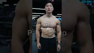 Before and After a Workout Pump