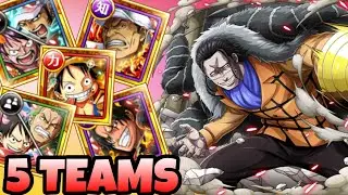 [OPTC] Mr. 0 Raid Boss - 5 Extra Teams (Crocodile Raid Boss)