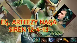 How to Hard Carry Naga Siren in 7.28 Insane Pro Guide 100% by Arteezy