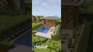 Minecraft Pool House #minecraft #minecraftbuild