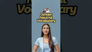 Gender Neutral 😐 Vocabulary | Learn English Faster!! 