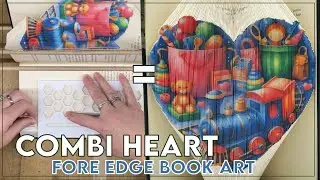 Combi Fore Edge Book Art / Heart / Photo Strip Book /