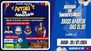 ARRAIÁ DE ANIVERSÁRIO MENINOS E MENINAS DA VILA