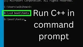 How To Compile And Execute C++ Programs (Windows CMD)
