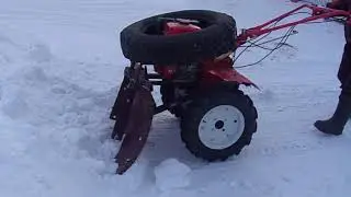 УБОРКА СНЕГА МОТОБЛОКОМ БРАЙТ