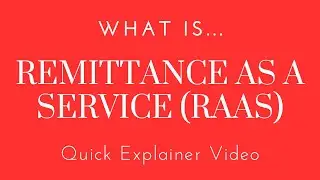 [448] Remittance-as-a-Service (RaaS)