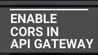 Enable CORS in API Gateway | Beginner | Tutorial | Quick tips