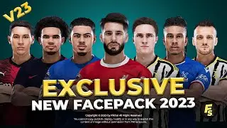 Exclusive Facepack V23 New Update 2023 - Sider and Cpk - Football Life 2024 and PES 2021