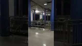 Suasana Terminal Bawen di malam hari