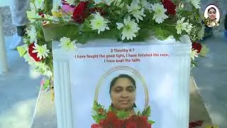 BLESSY THOMAS W/o. Mr. Sam George Funeral on Thursday, 17/09/2020 at PDO Christian Cemetery,Oman.