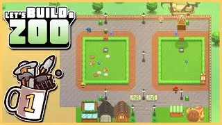 Happy Pens Animal Jail | Let's Build a Zoo #1 - Let's Play / Gameplay