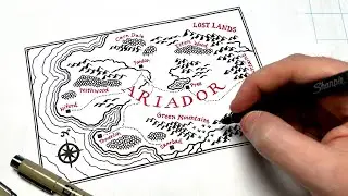 How To Draw A Lord of the Rings Style Map!