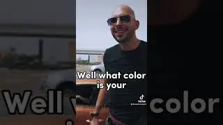 “What color is your Bugatti?” 🔥🤑 - Andrew Tate FLEXING on us