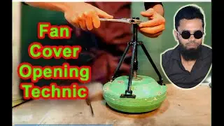 how to open ceiling fan cover,