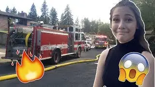 There was a fire!! *live footage*