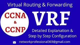 How VRF works (VRF Lite) || Step by Step Configuration of VRF || Virtual Routing and Forwarding