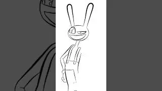 HOW TO DRAW JAX amazing digital circus 