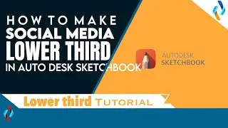 Simple LowerThird | sketchbook tutorial | trending lower third |creative edge !!