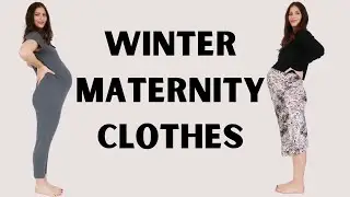 Maternity Winter Styles | Comfy Pregnancy Outfits (EASY + COZY!!)