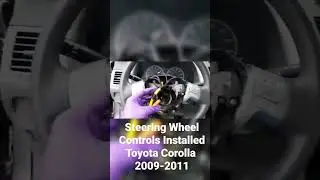 How to Install Steering Wheel Controls Buttons for Toyota Corolla 2009-2012