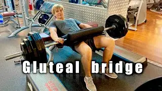 Gluteal bridge. For the first time in my training