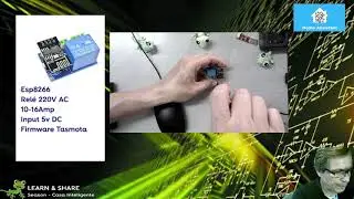 #9 Como usar o  Módulo Relé  WiFi ESP8266 ESP-01 com FirmWare TASMOTA