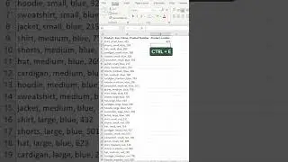 How to use Flash Fill in Excel with CTRL + E